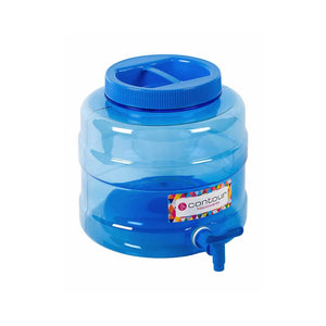 10ℓ CONTOUR WATER CANISTER - TRANSPARENT BLUE