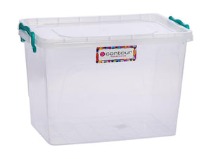 13l CONTOUR CLEAR CLIP & LOCK STORAGE BOXES