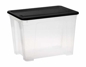 21l CONTOUR CLEAR STORAGE BOX - CLEAR (WITH NEW CLIP)