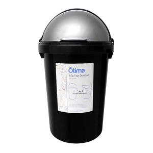MEDIUM DUSTBIN SILVER