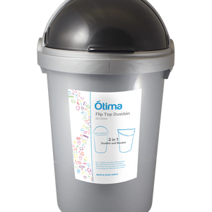 MEDIUM DUSTBIN SILVER
