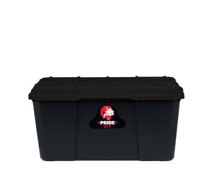 25L PRIDE PRIDE STORAGE BOX - FULL BLACK