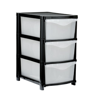 CONTOUR 3-DRAWER UNIT - FULL BLACK