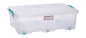 30L CONTOUR CLEAR CLIP & LOCK STORAGE BOXES