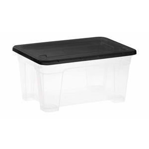 4.5L CONTOUR CLEAR STORAGE BOX - CLEAR