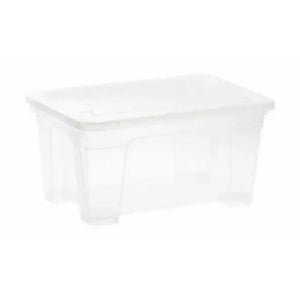 4.5L CONTOUR CLEAR STORAGE BOX - CLEAR