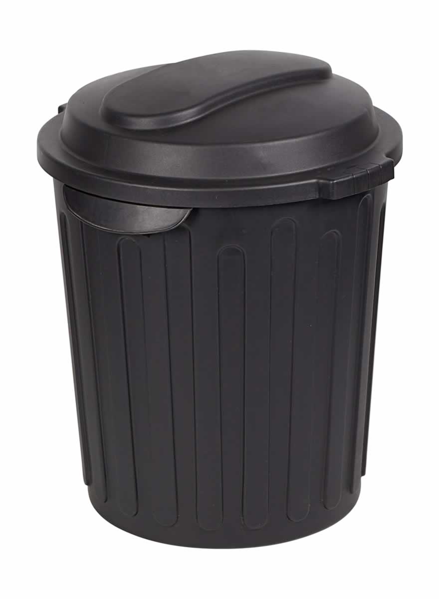 PRIDE DUST BIN 60L - BLACK