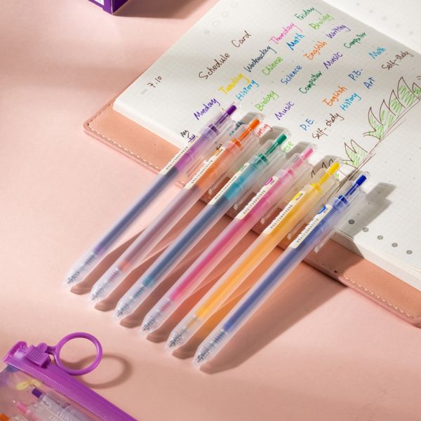 Gel Pens 0.5mm Pack of 6