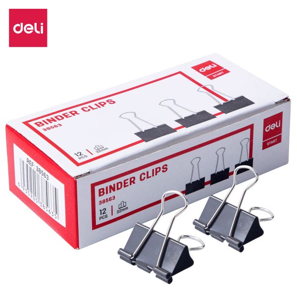 Foldback Clips 32mm Box of 12