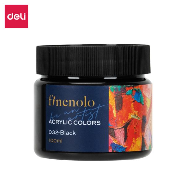 Finenolo Acrylic Color 100ml Black