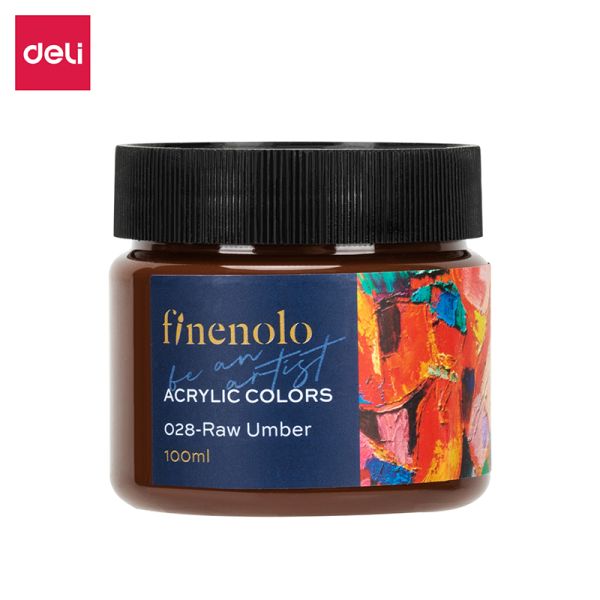 Finenolo Acrylic Color 100ml Raw Umber