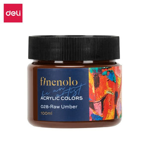 Finenolo Acrylic Color 100ml Raw Umber