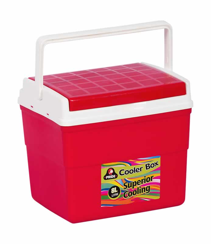 8L PRIDE COOLER BOX - RED