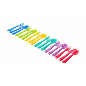 BUZZ KIDS RAINBOW CUTLERY 18'S