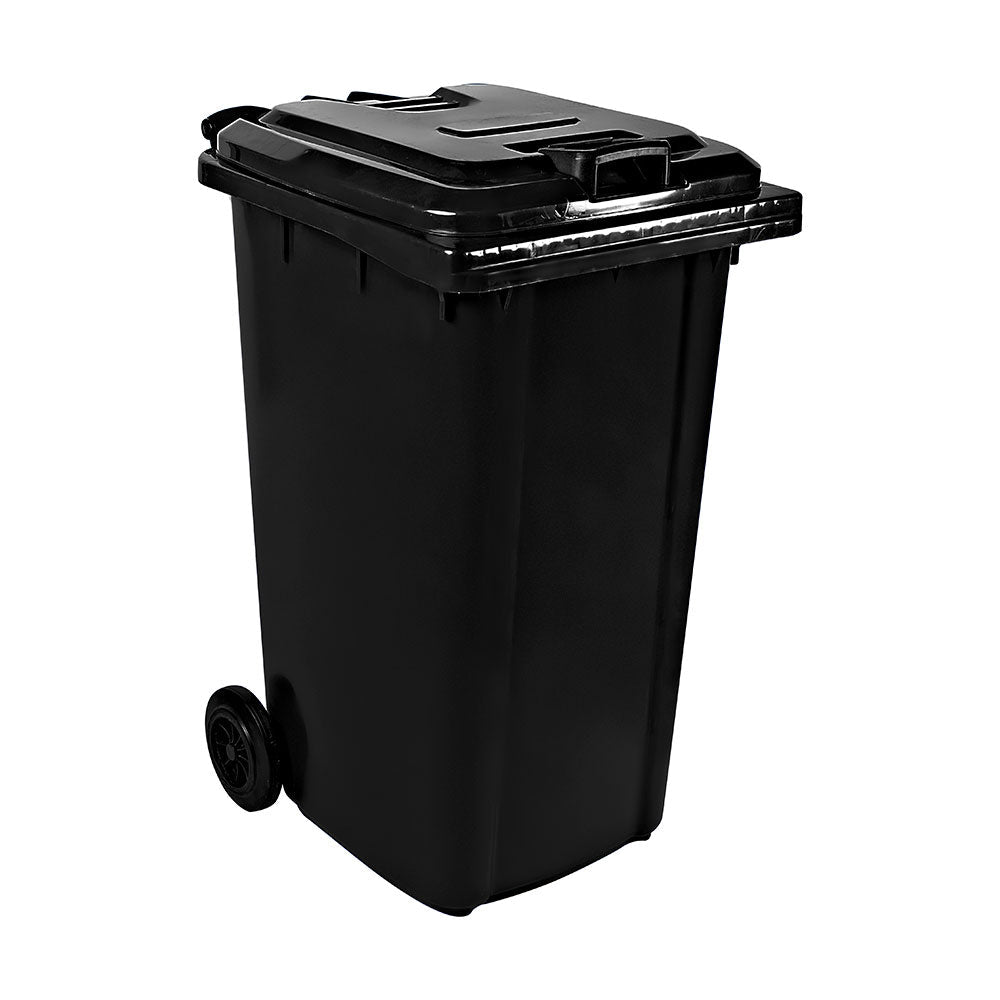 PRIDE 240l WHEELIE BIN VIRGIN (SABS APPROVED ) - BLACK