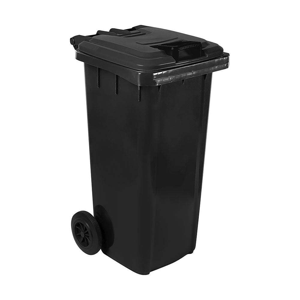 PRIDE 80L WHEELIE BIN RECYCLED (NON SABS) - BLACK