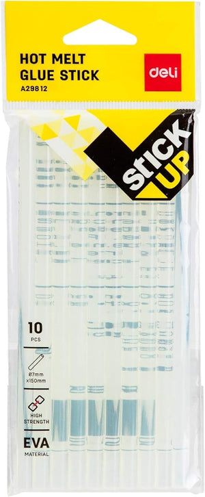 Hot Melt Glue Stick 7mm x 150mm Pack of 10