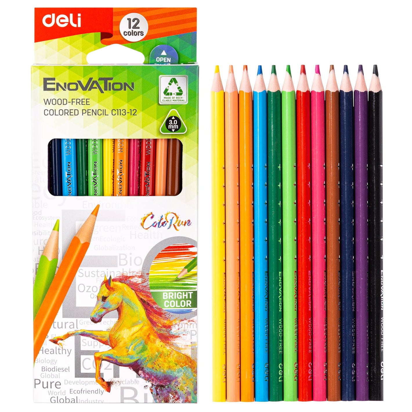 Enovation Colored Pencils 12 Colors