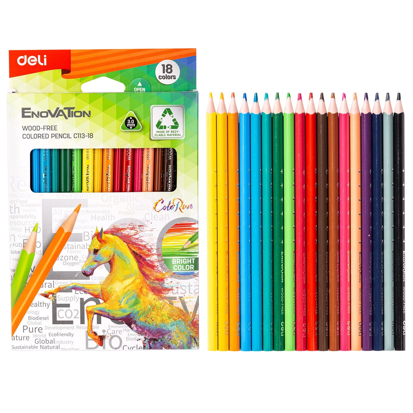 Enovation Colored Pencils 18 Colors