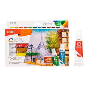 Acrylic Colors 12ml Set of 12