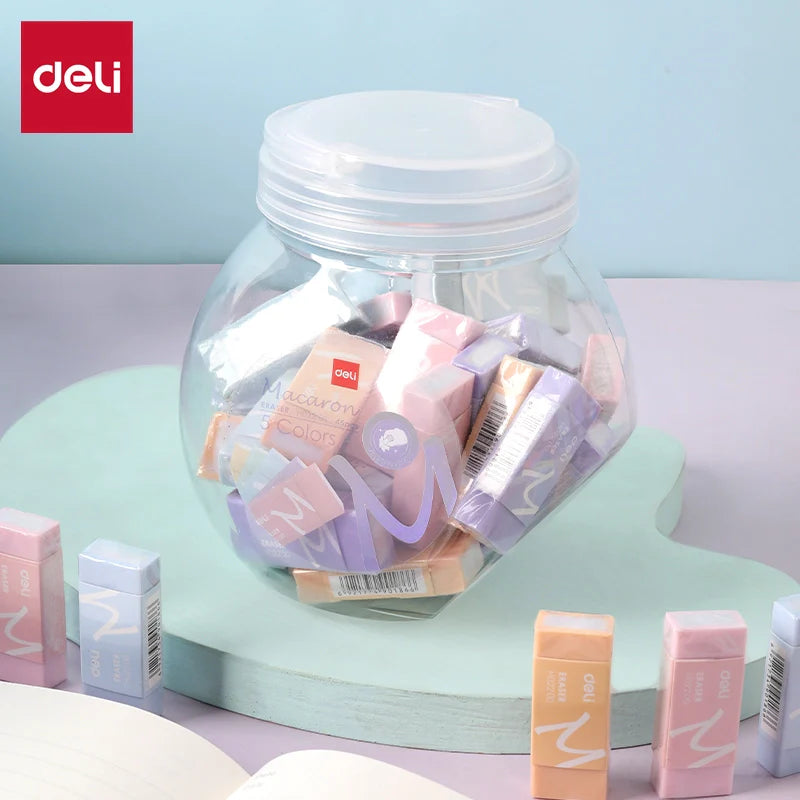 Macaron Eraser Tub 45