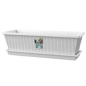 SEBOR WINDOW BOX & SCR ST 50CM WHITE WATER