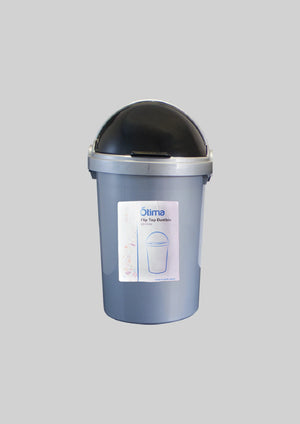 LARGE DUSTBIN SILVER 50L