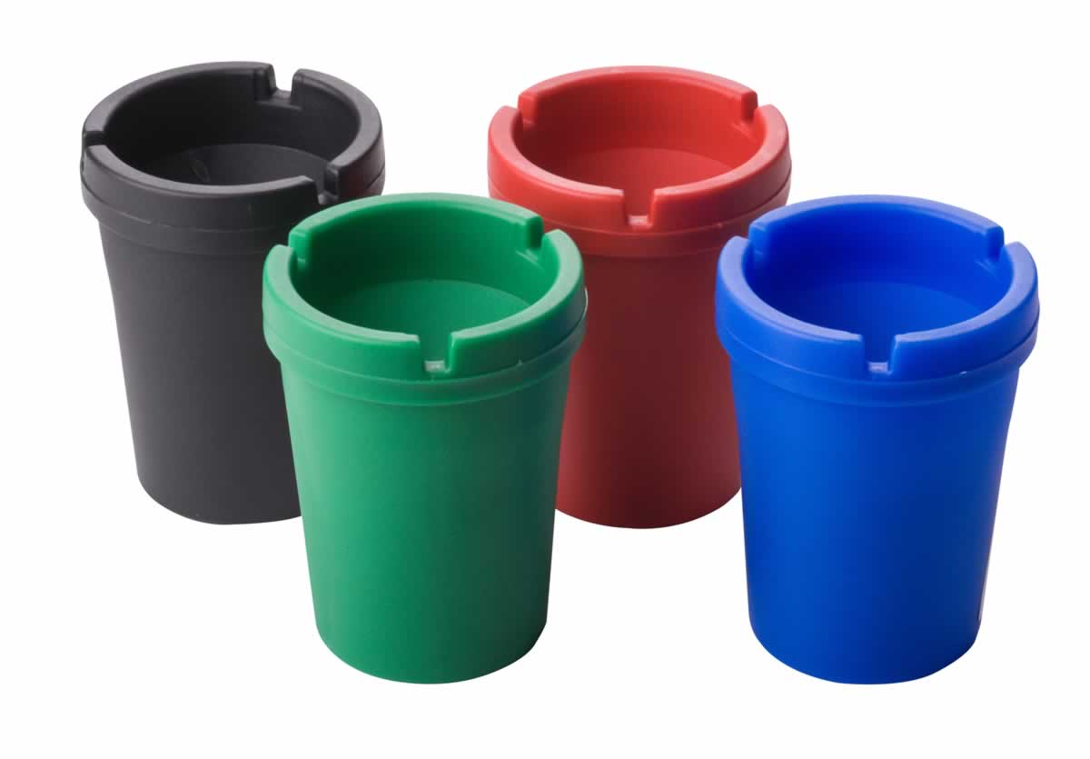 PRIDE CIGARETTE BUTT BUCKET - BLACK
